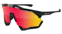 gafas scicon aeroshade xl negro brillante   rojo espejo