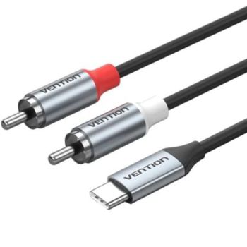 Cable de audio Vention BIK USB-C a 2 RCA macho 2m