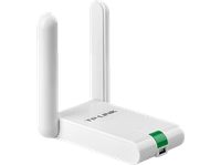 adaptador wi-fi usb - tp-link tl-wn822n velocidad transferencia 300 mbps 20 banda unica 24 ghz blanco