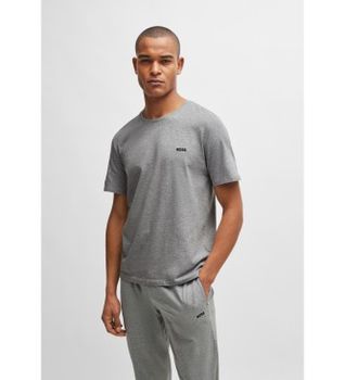 BOSS para hombre. 50515391 Camiseta Mix&Match gris (M), Homewear, Algodón, Manga corta