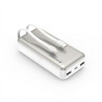 power bank sikenai 20000 mah 120w carga rapida 2 cables integrados