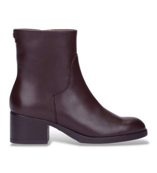 Wonders para mujer. G-6261 Botines de Piel Isy granate (38), 3 a 5cm, Cremallera, Casual