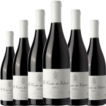 El Castro De Valtuille, Vino Tinto Con Crianza Elaborado Con Menc 75 Cl 13,5 % Pack 6 Botellas
