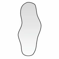 espejo de pared negro 80x35 cm vidaxl