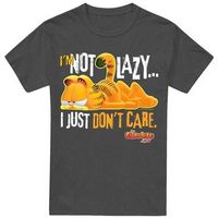 garfield camiseta not lazy para mujer