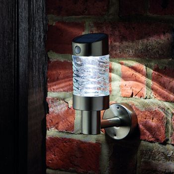 Solar PIR Wave Wall Light