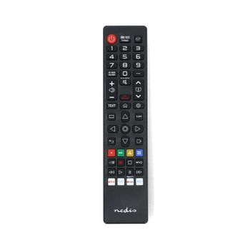 Mando a distancia Nedis TVRC45LGBK para TV LG, IR inalámbrico, botones, negro
