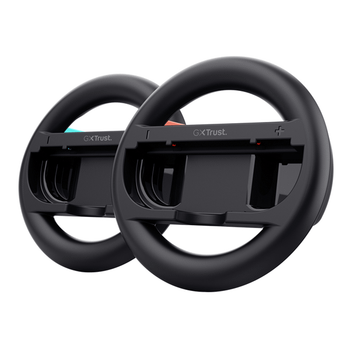 VOLANTE TRUST GXT 1257 PARA JOY-CON NINTENDO SWITCH 2 DISE??O ERGONOMICO PACK 2 NEGRO