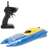 speed  go - lancha rapida radiocontrol racing boat con ajuste manual de direccion juguete teledirigido bateria incluida regalo ninos desde 4 anos
