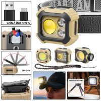 nuevo faro cob multifuncional para acampar al aire libre mantenimiento de emergencia soporte led luz de trabajo