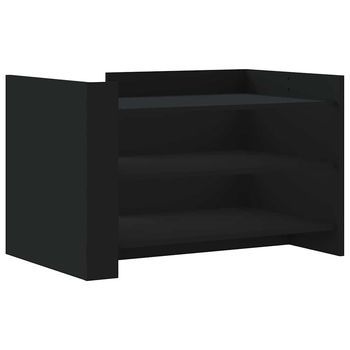 Mesa De Centro 50x80x50 Cm Madera - Negro