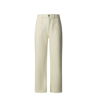 Pepe Jeans para mujer. PL2050877 Pantalón Straight UHW Lexa beige (32/30), Casual, Algodón