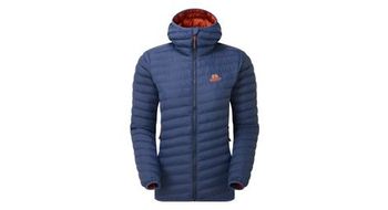 Chaqueta p con capucha  strong particle  strong   p azul para mujer de mountain equipment