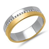vivo ladies anillo bicolor 925 plata zikonia