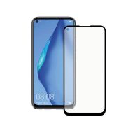 ksix cristal templado 9h full glue 25d borde negro para huawei p40 lite