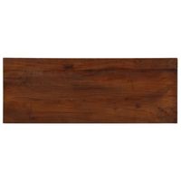 tablero mesa rectangular madera maciza reciclada 80x30x38 cm vidaxl