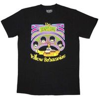 the beatles tops y camisetas yellow submarine heads in circles v2 para mujer