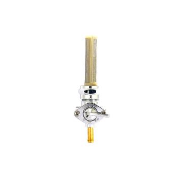 Grifo de combustible 1/4'' NPT conexión baja Late Style cromado