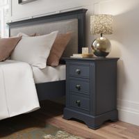 aubrey midnight grey large bedside cabinet