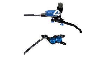 Manguera estandar hope tech4 e4 disc break   trasero negro   azul