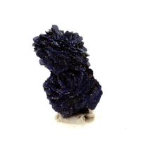 azurita - pierre natural de francia chessy -les -mines - cristal multicolor raro y autentico  2055 ct - certificado de autenticidad incluido  22 x