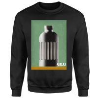 eau sweatshirt - black - l - black