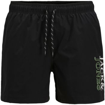 Jack & Jones Bañador 12273841 JPSTMAUI JJSWIM DOUBLE LOGO AKM SN JNR BLACK para niño