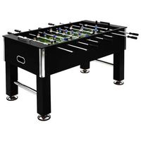 futbolin de acero 60 kg 140x745x875 cm negro vidaxl
