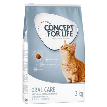 Concept for Life pienso para gatos - Pack Ahorro - Oral Care (3 x 3 kg)