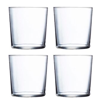 Juego de 4 vasos altos vidrio 36 cl