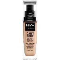 base de maquillaje de alta cobertura cant stop wont stop - nyx - 06 vanilla