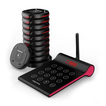 Approx appCUSTOMERCALLERKIT Kit Avisador de Clientes con Transmisor + 10 discos + Base de Carga