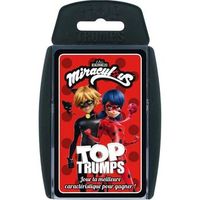 juego de cartas top trumps - prodigiosa las aventuras de ladybug