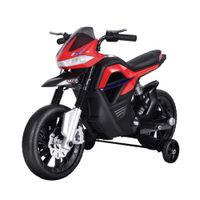 homcom moto electrica infantil moto de juguete ninos 3 anos bateria 6v con luces y musica 105x523x623cm   aosom espana