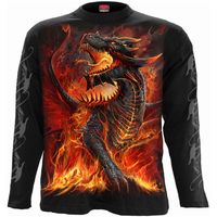 spiral camiseta manga larga draconis para mujer