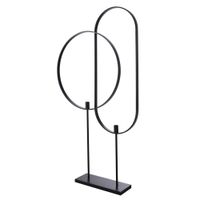 lampara de pie de metal negro mate alt 169 cm