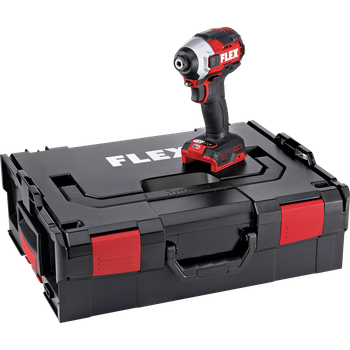 Atornillador De Impacto Flex 18v - Sin Batería Ni Cargador - Con Reserva De Puntas + L-boxx - 520764