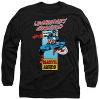 marvel camiseta manga larga legendary grandad para hombre
