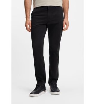 BOSS para hombre. 50510933 Pantalón Chino Slim negro (36/36), Casual, Algodón