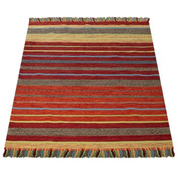 Alfombra tejida a mano Kilian terracota 240x340 cm