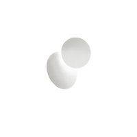 lampara de techo led drum en metal blanco mate 43w perenz