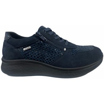 G Comfort Zapatillas de senderismo BLUCHER IMPERMEABLE 819 NUBUCK-LICRA AZUL para mujer
