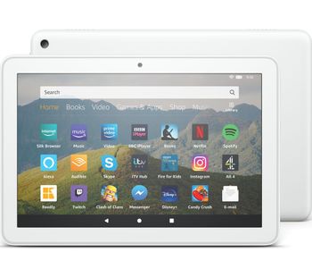 AMAZON Fire HD 8 Tablet (2020) - 64 GB, White, White