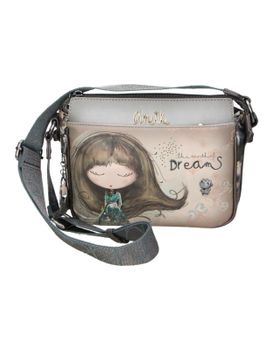 Bolso Bandolera Para Mujer Anekke 41703-062 Multicolor Uni