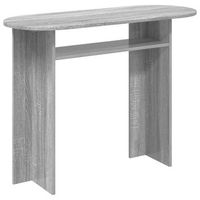 mesa consola gris sonoma 100 x 395 x 75 cm vidaxl