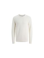 sudadera jack and jones jjotto knit crew neck cloud dancer hombre