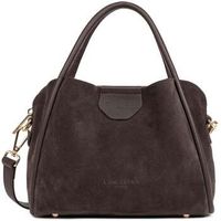 lancaster bolso de mano bolso de mano magnetico s suede ida marron para mujer