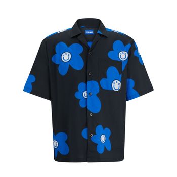 HUGO Camisa Negra 50513855-001