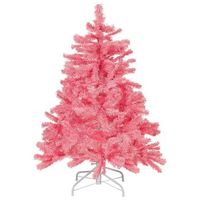 arbol de navidad artificial rosa 120 cm base de metal decoracion tradicional festividad vacaciones de invierno farnham