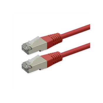Cable de red Roline Cat6 S/FTP 7 m rojo con conectores RJ-45